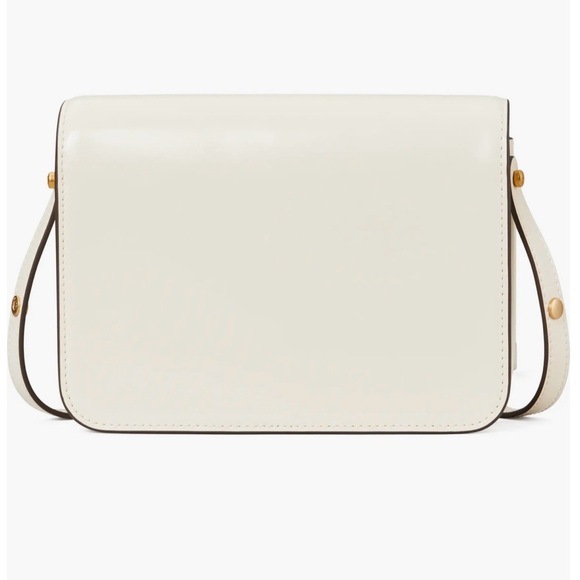 Tory Burch Ivory Crossbody Bag with Gold Accents - Picture 3 of 5